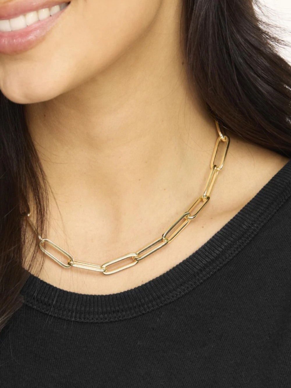 Melinda Maria Carrie necklace link 18” new